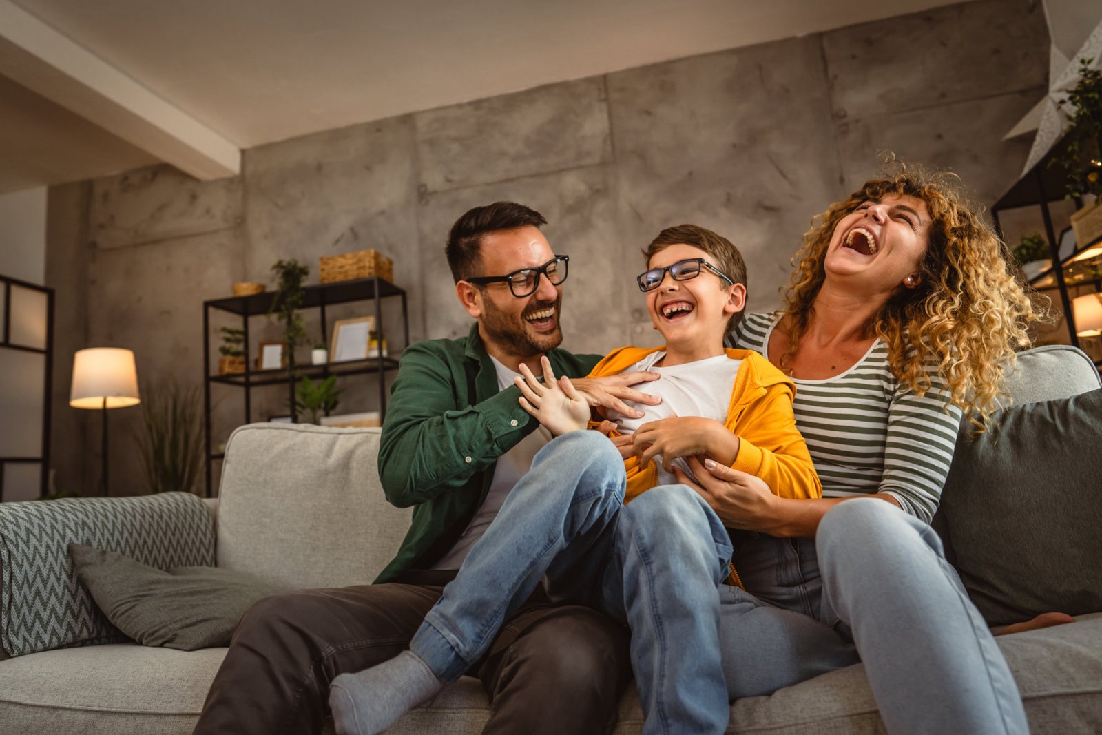 Family at home